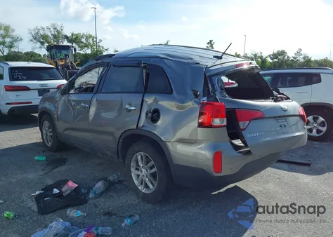 2014 Kia Sorento Lx из США, поврежденный, VIN 5XYKT3A6XEG473877